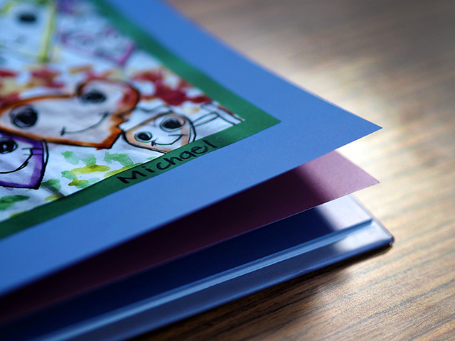 #100 matte archival paper to show off your child's artwork to look back on years later